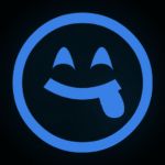 Face logo - Neon